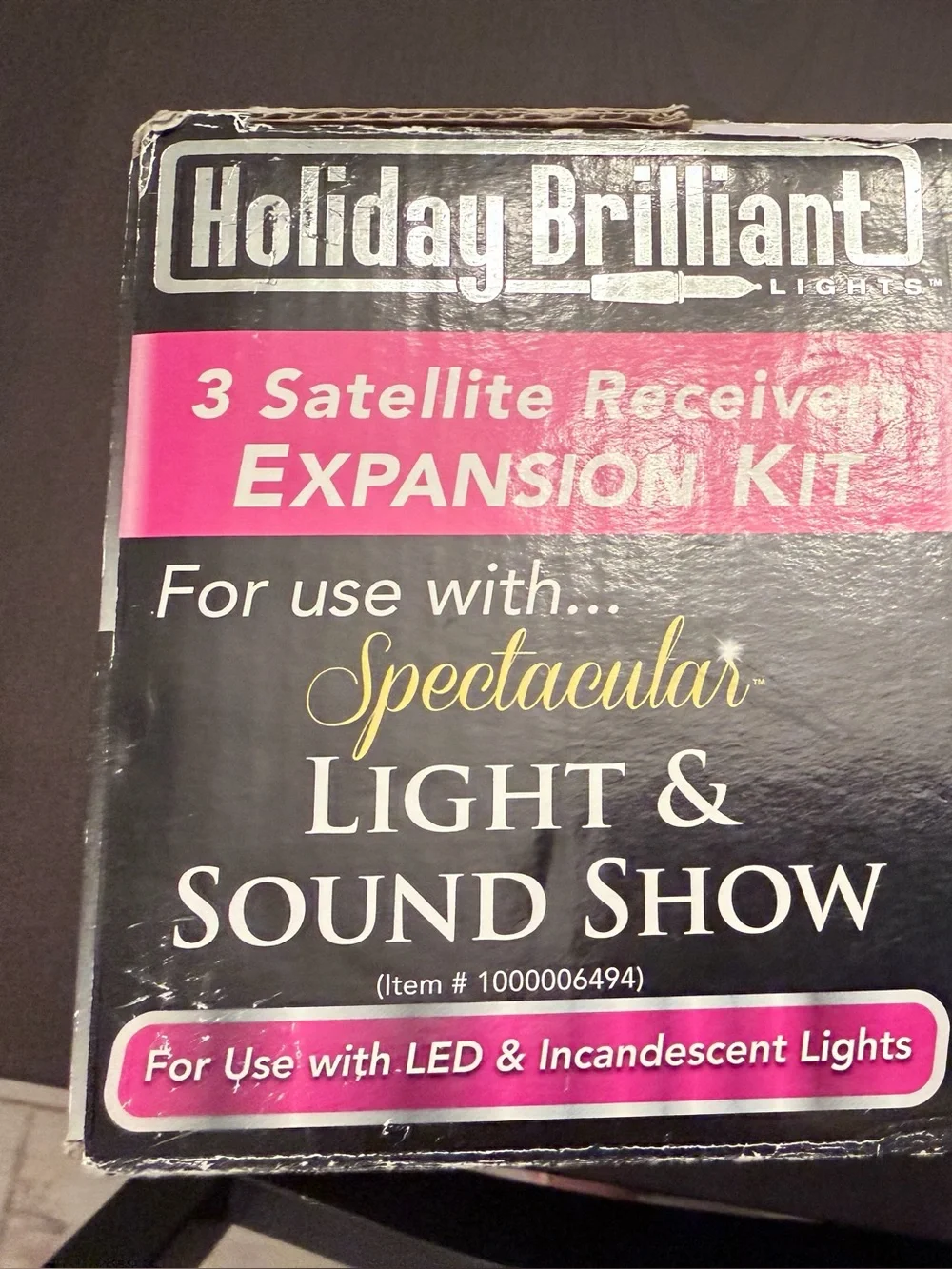 Holiday Brilliant Spectacular Light & Sound Show 3 Plug Expansion Kit TY-S-2400